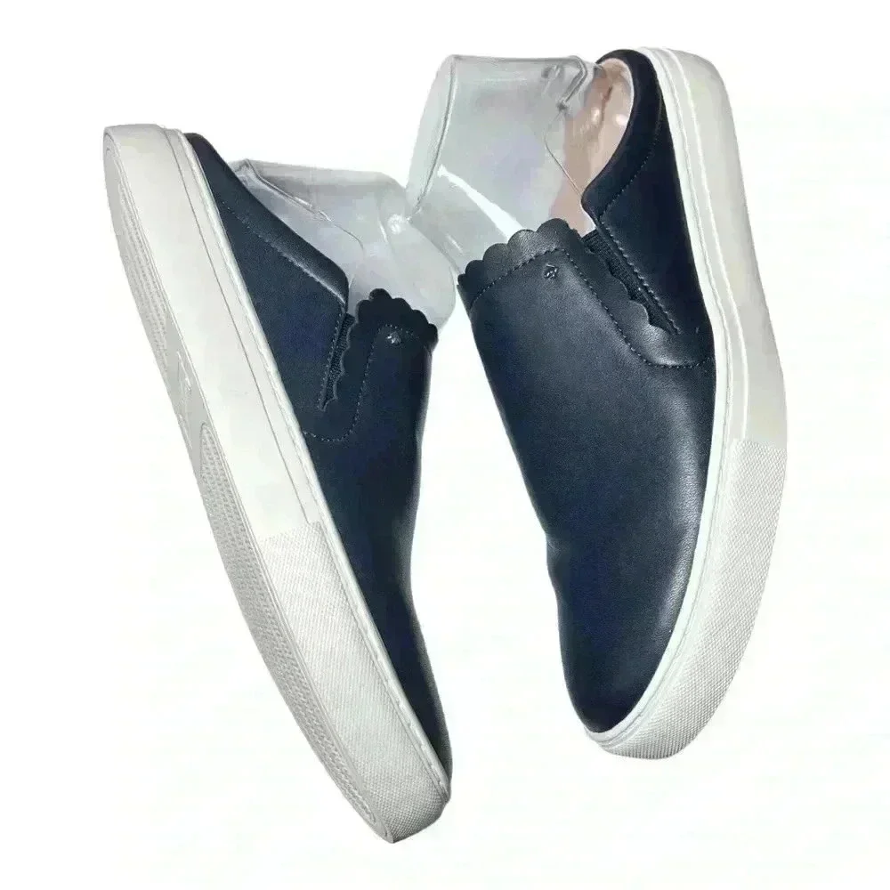 Kate Spade New York Women's Navy and White Casual Mules Size 8.5